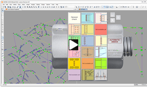 click to watch video, import a full model in Sap2000 (same with Staad Pro) then automatically design the connections and manage the project